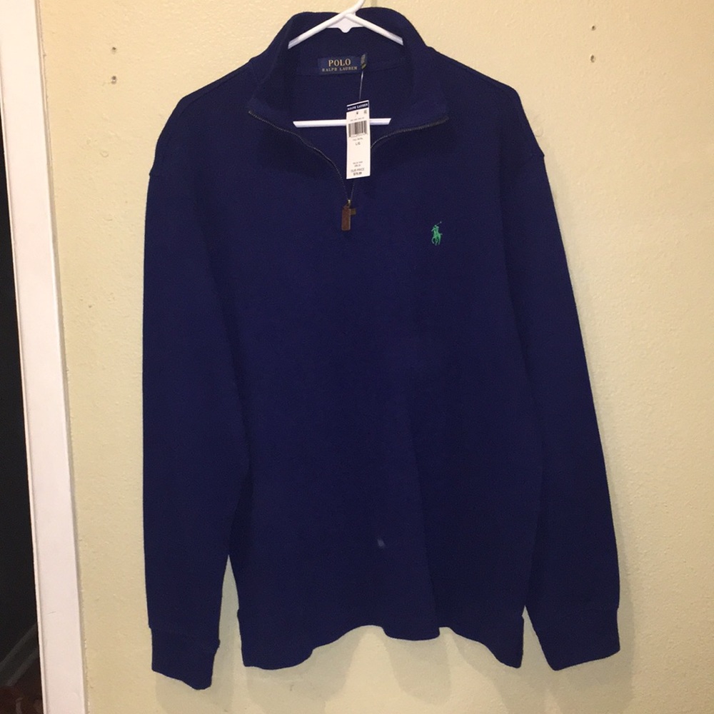 Polo Ralph Lauren half zip sweater jacket
